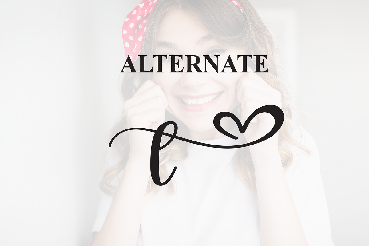 Cutegirl | Script Font, a Handwritten Font by Scratchones (Photo 8 of 9)