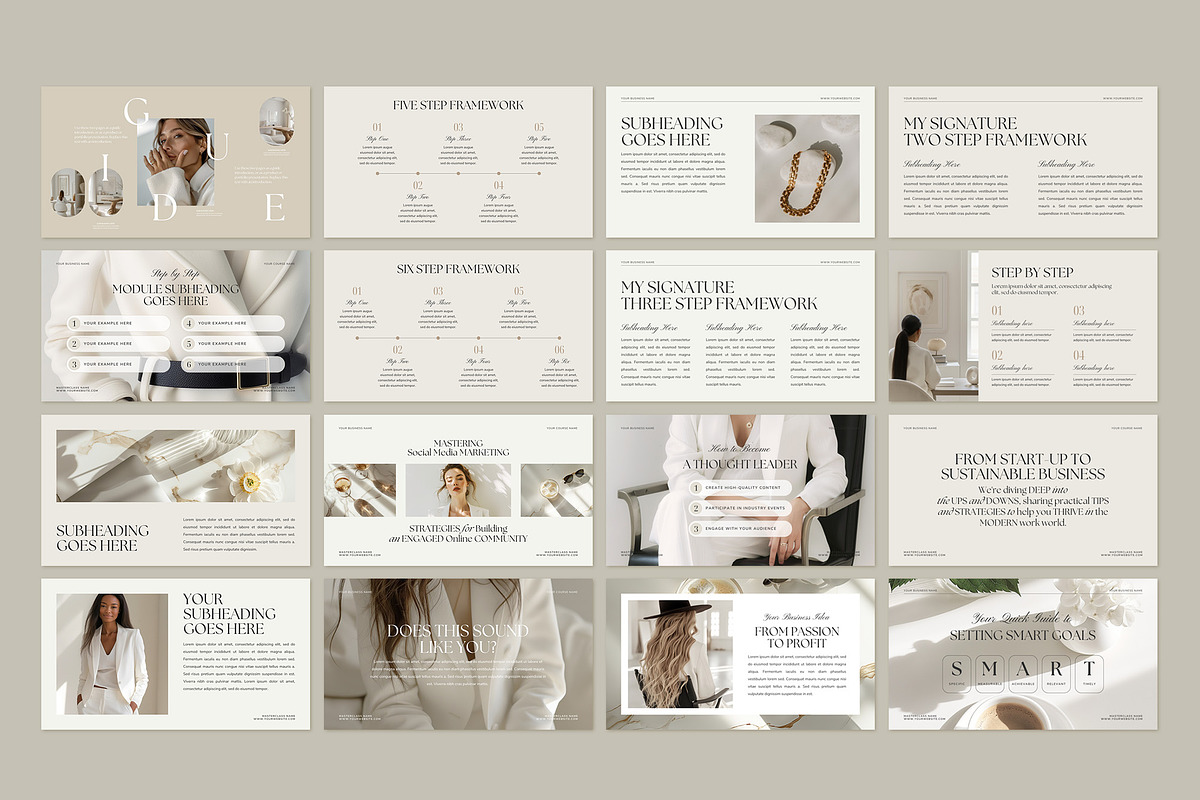 Life Coach Presentation Slide Deck, a Presentation Template by Studio Loire (Photo 8 of 10)