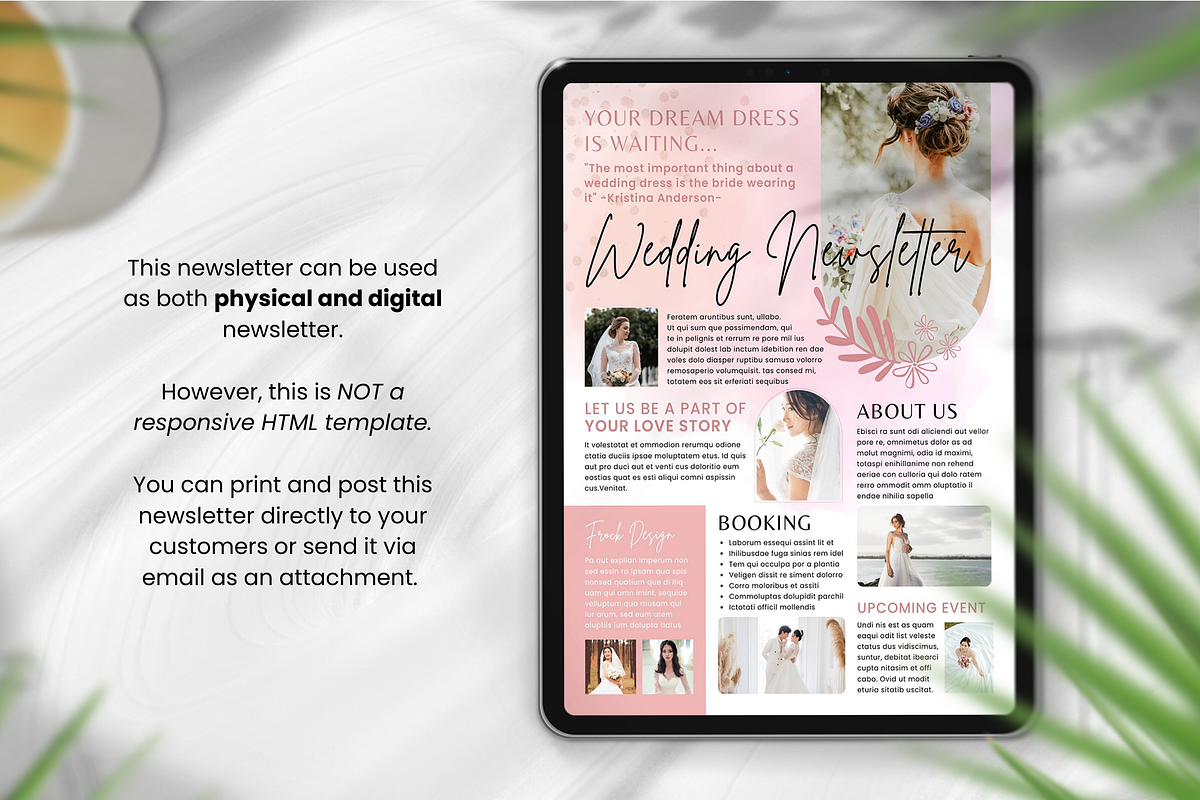 Wedding Canva Newsletter Template, an Email Template by PixelCraft (Photo 13 of 16)