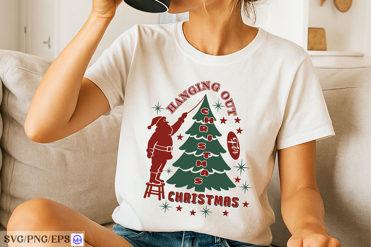 Hanging out for Christmas SVG PNG, a Graphic by mh_arif (Photo 1 of 4)