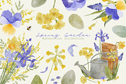 Spring Garden Illustration & Pattern, a Decorative Illustration by OkPen (Thumbnail 1 of 10)
