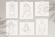Body Positive Line Art Collection, a Healthcare Illustration by mejorana (Thumbnail 8 of 10)