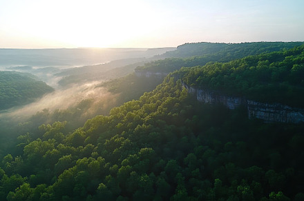 Cinematic view soaring over a lush g, a Photo by Iftikhar Alam