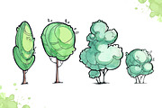 Landscape design set, a Decorative Illustration by AlexGreenArt (Thumbnail 4 of 7)