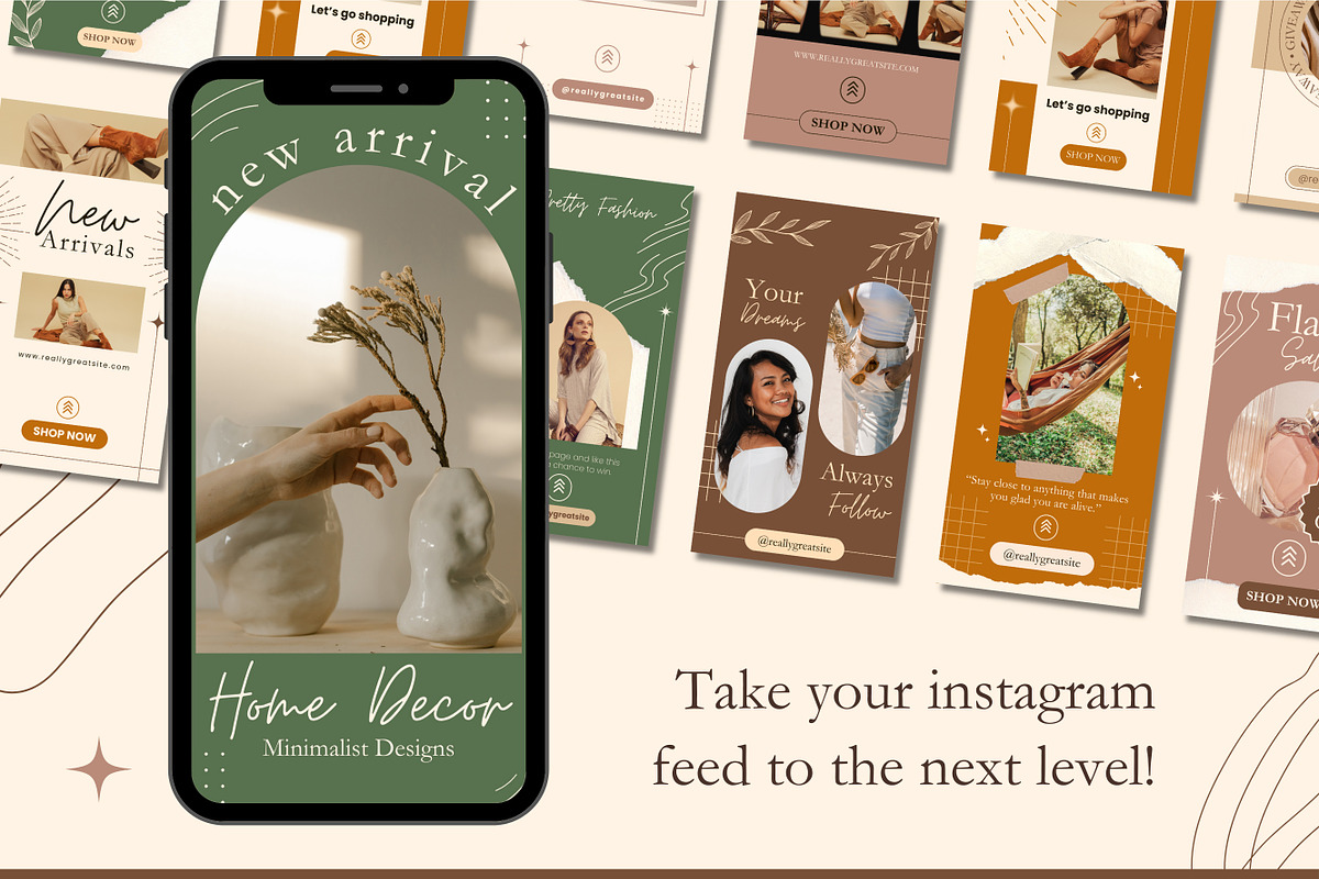 50 Animated Stories Canva Template, a Templates & Theme by ...