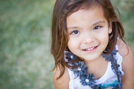 Cute mixed race toddler girl featuring park, outdoors, and mixed race, a Person Photo by Andy Dean Photography