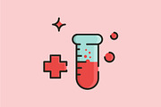 Medical laboratory glass, a Solid Icon by REIKYDEWANSASONGKO (Thumbnail 1 of 2)