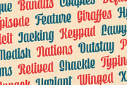 Curlvita – Retro Condensed Script, a Script Font by Abbasy Studio (Thumbnail 5 of 9)