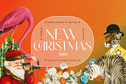 Christmas New Gradients Collage, an Object Graphic by Cat In Colour (Thumbnail 1 of 23)