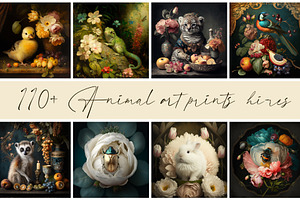111 Animal Art Still Life Prints