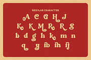 Yorkshire - Retro Rounded Typeface, a Serif Font by Windfall Co (Thumbnail 10 of 10)