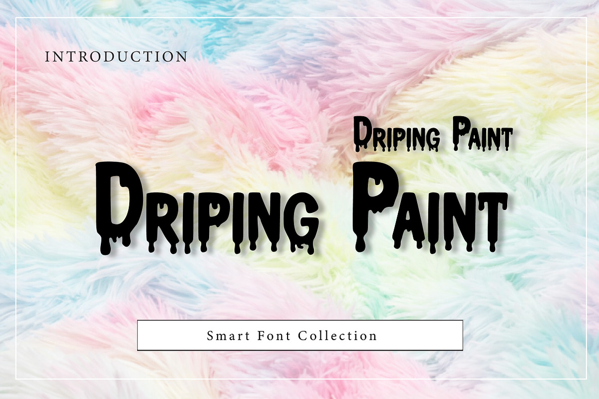 Driping Paint, a Serif Font by Wow Magic (Photo 2 of 2)