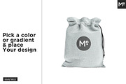 Drawstring / Burlap Jute Bag Mock-up, a Packaging Mockup by Mocca Mockups Store (Thumbnail 6 of 11)
