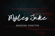 Myles Jake, a Handwritten Font by HaKi Studio (Thumbnail 1 of 5)