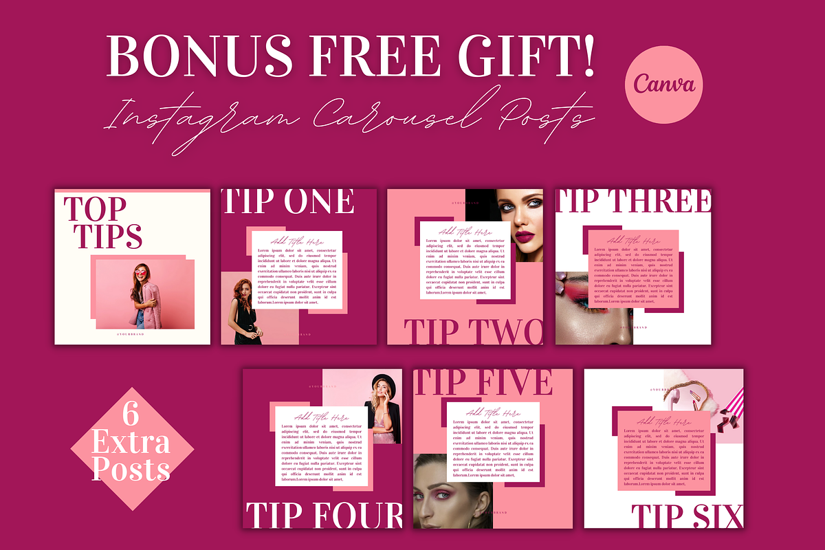 Luxe Editorial Instagram templates, a Social Media Template by Faytemplates (Photo 5 of 10)