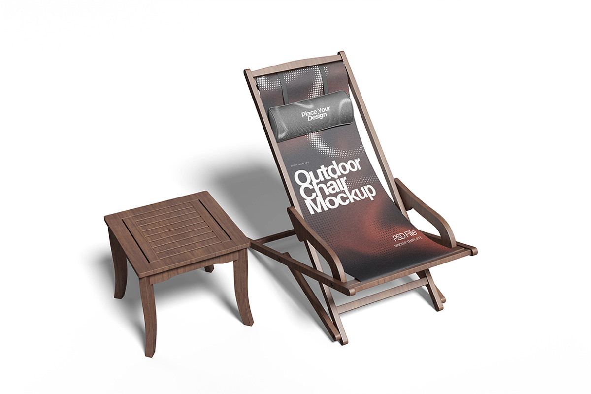 Outdoor Chair Mockup, a Product Mockup by bimockup (Photo 4 of 6)
