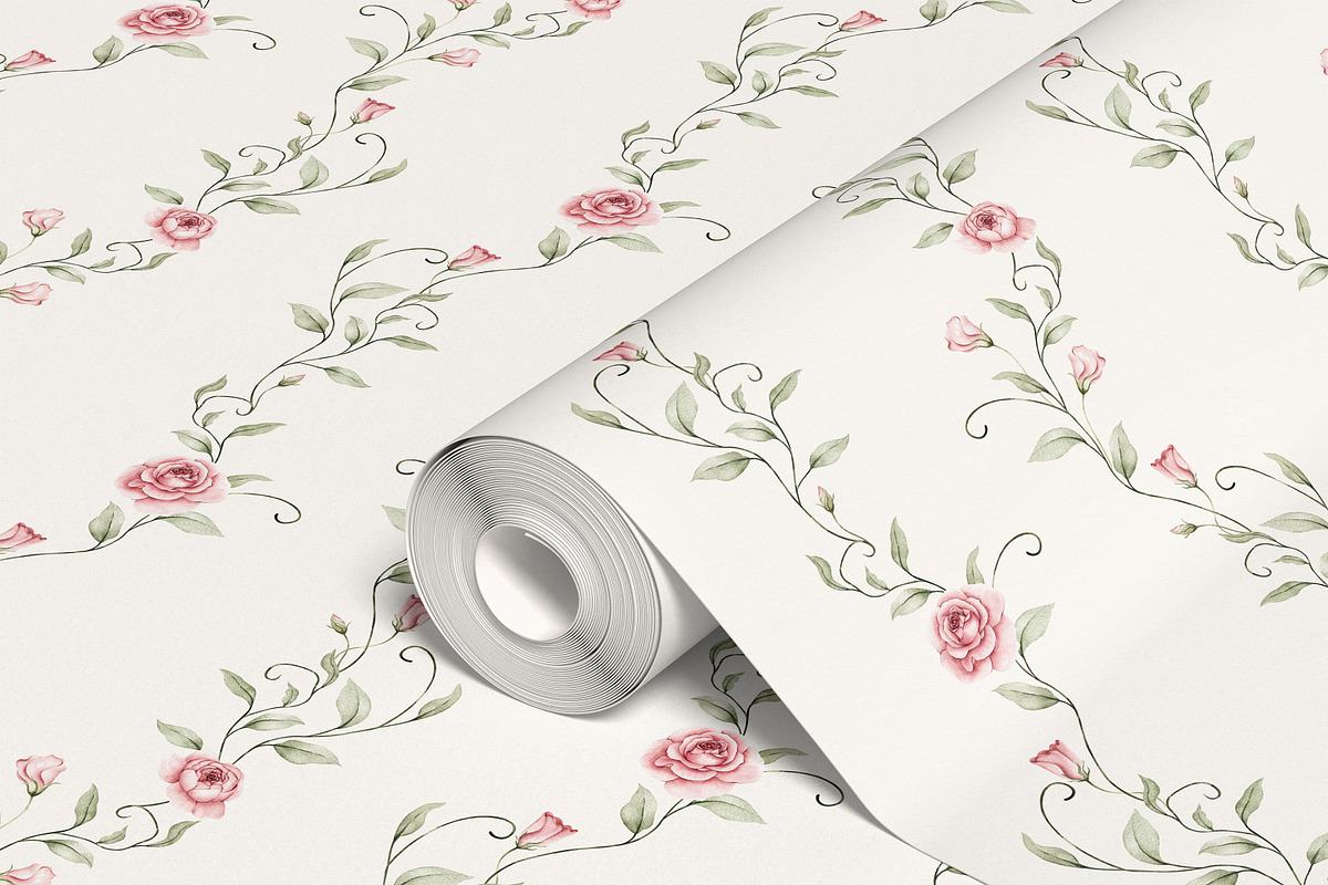 Watercolor Blush Roses Floral Set, a Decorative Illustration by Carol Lozove (Photo 38 of 50)
