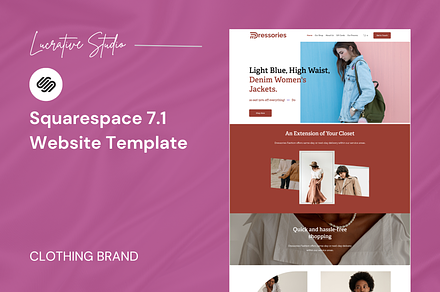 Squarespace Ecommerce Template