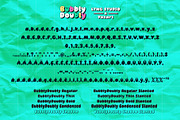 BubblyDoubly Font Family, a Handwritten Font by LTNG STUDIO (Thumbnail 4 of 8)