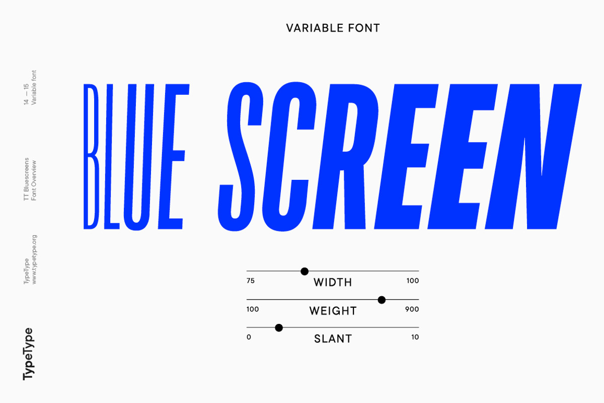 TT Bluescreens, a Sans Serif Font by TypeType (Photo 14 of 15)