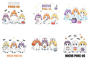 Funny Witch Nurse Ghost Clipart, an Illustration by DreamArtGraphic (Thumbnail 3 of 4)