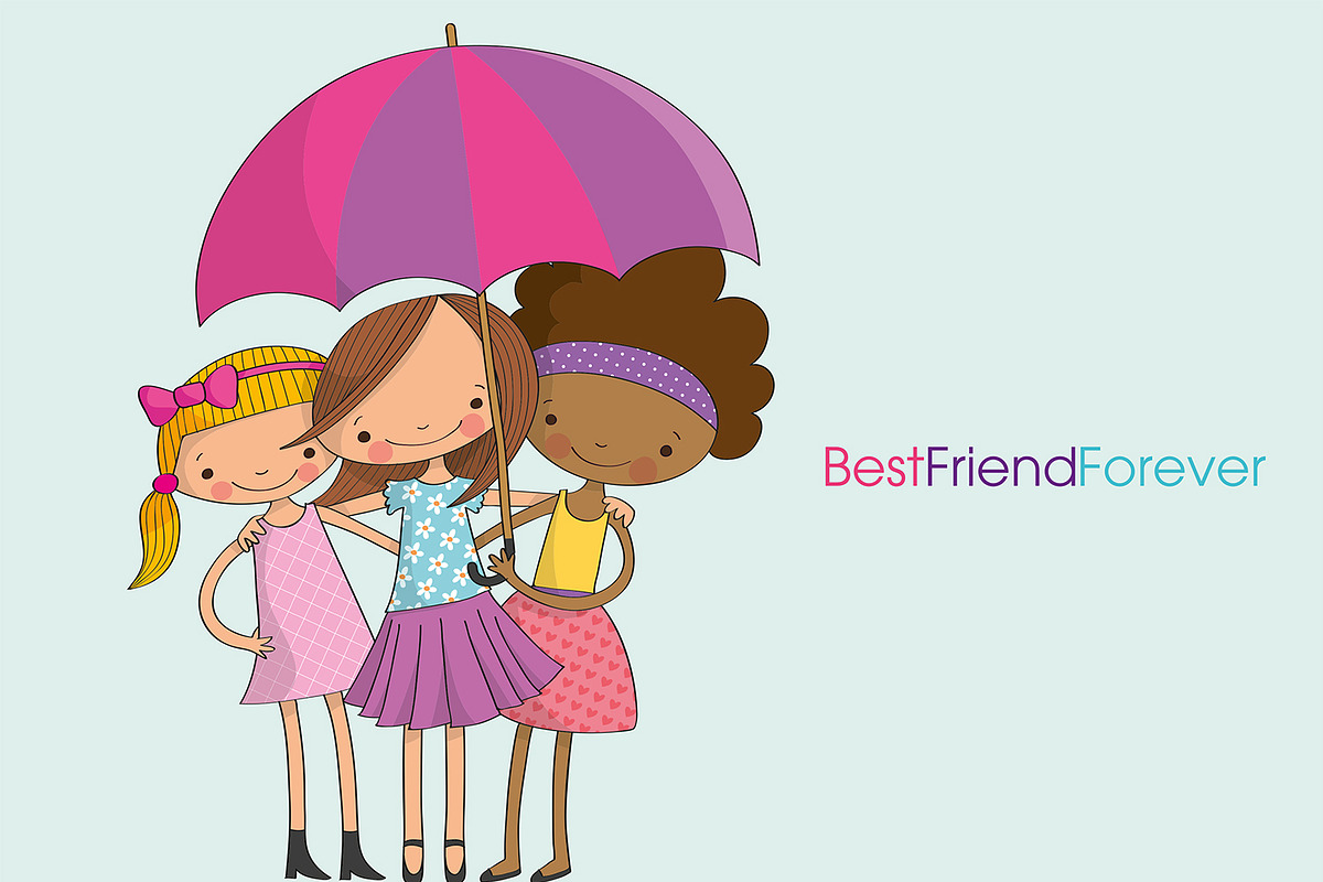 Best Friend Forever BFF, an Illustration by paulopivato (Photo 1 of 9)