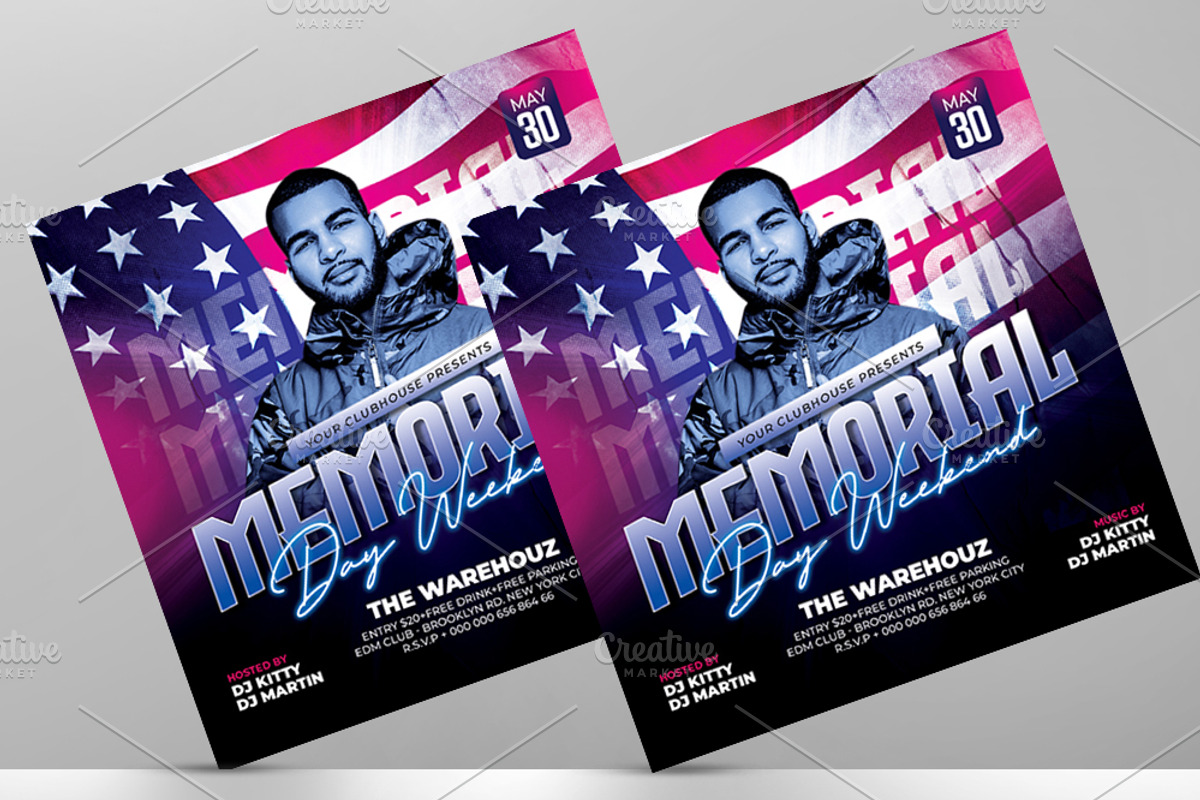 Memorial Day Flyer, a Flyer Template by Artonix (Photo 2 of 3)