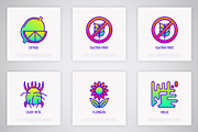 Allergy | 16 Thin Line Icons Set, an Outline Icon by Alex Blogoodf (Thumbnail 5 of 7)