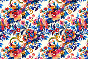Vivid Folk - Floral Patterns, a Pattern Graphic by Art Sproot (Thumbnail 11 of 11)