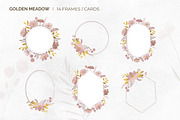 Delicate Wildflowers and Gold Leaves, an Illustration by Hanna's ArtLab (Thumbnail 3 of 7)