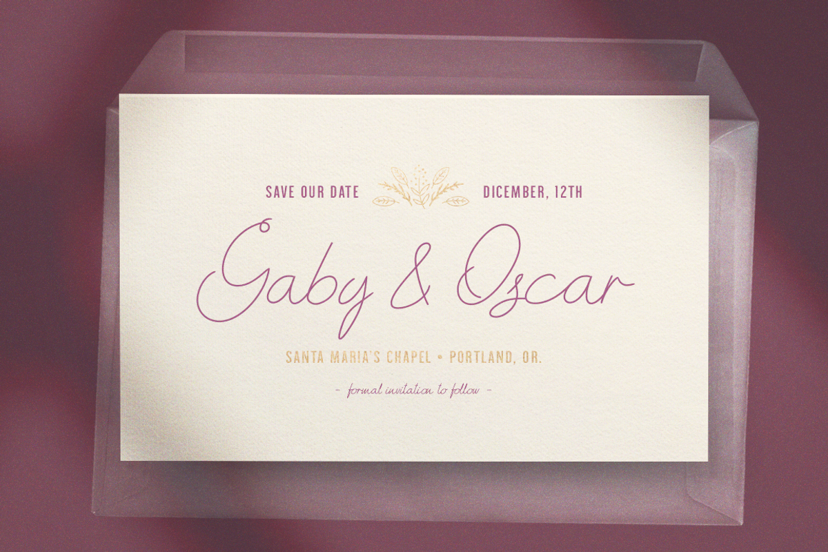 Andrea Script Thin Font preview 3