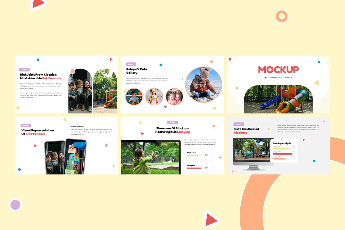 Kidopia - Cute Powerpoint Template, a Presentation Template by Eklip Studio (Photo 4 of 5)