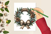 Christmas bow PNG, an Illustration by Designking (Thumbnail 2 of 4)