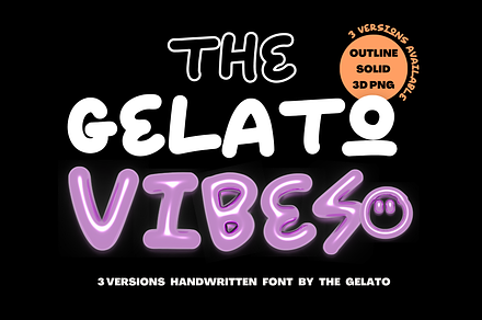Gelato Vibes Handwritten Street Font, a Handwritten Font by The Gelato Type