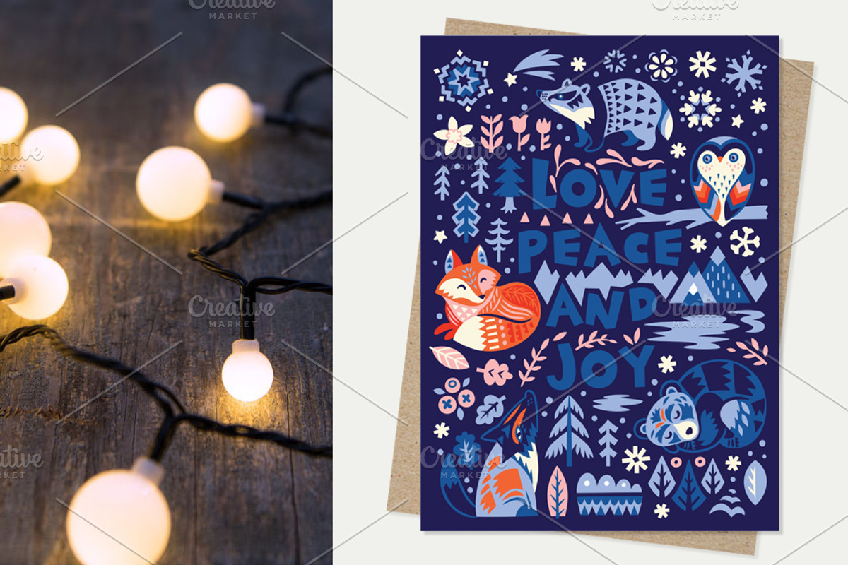 Scandinavian art, a Pattern Graphic by PenguinHouse (Photo 4 of 9)