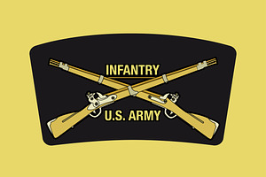 Us Army Infantry Logo Design