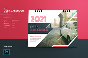 Desk Calendar 2021 V26