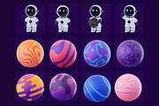 3D space icon pack, a Templates & Theme by Dope Design (Thumbnail 7 of 9)