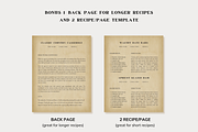 Vintage Recipe Template Canva, a Templates & Theme by OrganizationOasisRo (Thumbnail 4 of 10)