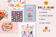 Spring Garden Pattern & Illustration, an Illustration by Essentially Nomadic (Thumbnail 2 of 12)