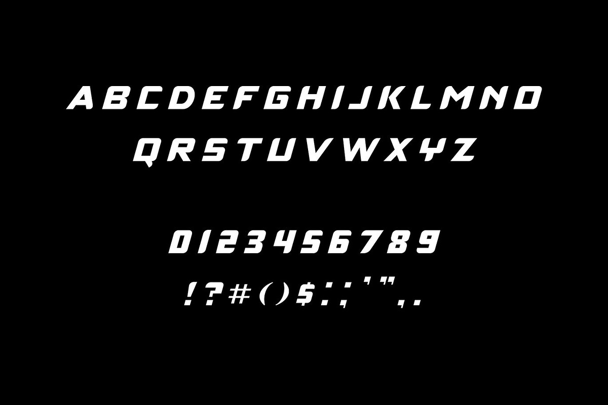 Gate - Futuristic Display Font, a Sans Serif Font by Luna Shop (Photo 3 of 7)