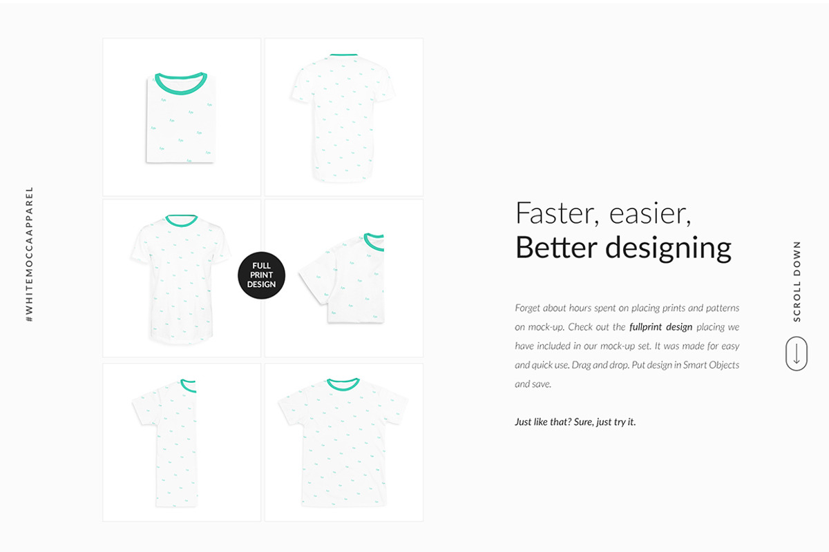 Men T-Shirt Ghost Mock-ups FREE DEMO, a Books & Magazine Mockup by Apparel_Mockups (Photo 6 of 22)