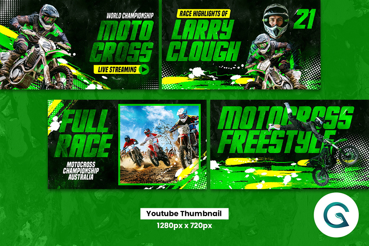 Motocross Team Social Media Template preview 6