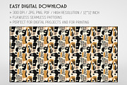 20 Seamless Matisse-style Patterns, a Pattern Graphic by Nordic Design (Thumbnail 2 of 9)