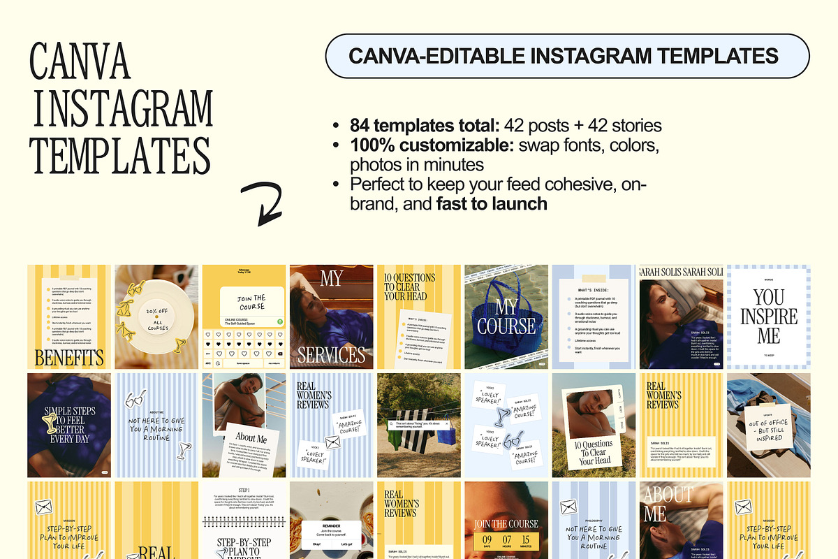 Canva Instagram Templates Bundle preview 2