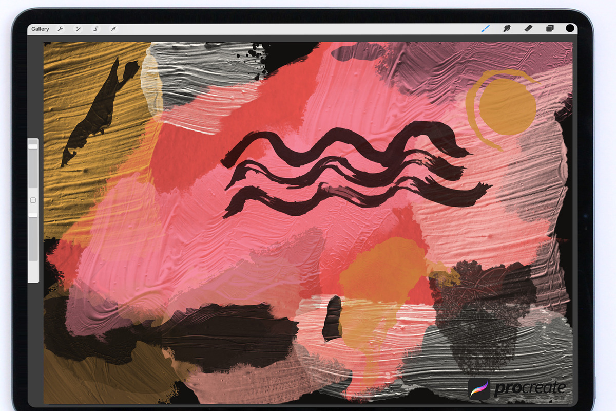 Real Gouache Procreate Brushes, a Brush Add-On by Li Zamperini (Photo 2 of 7)