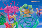 Cyber Coral - Abstract 3D Shapes, an Object Graphic by Dirtybarn (Thumbnail 1 of 7)