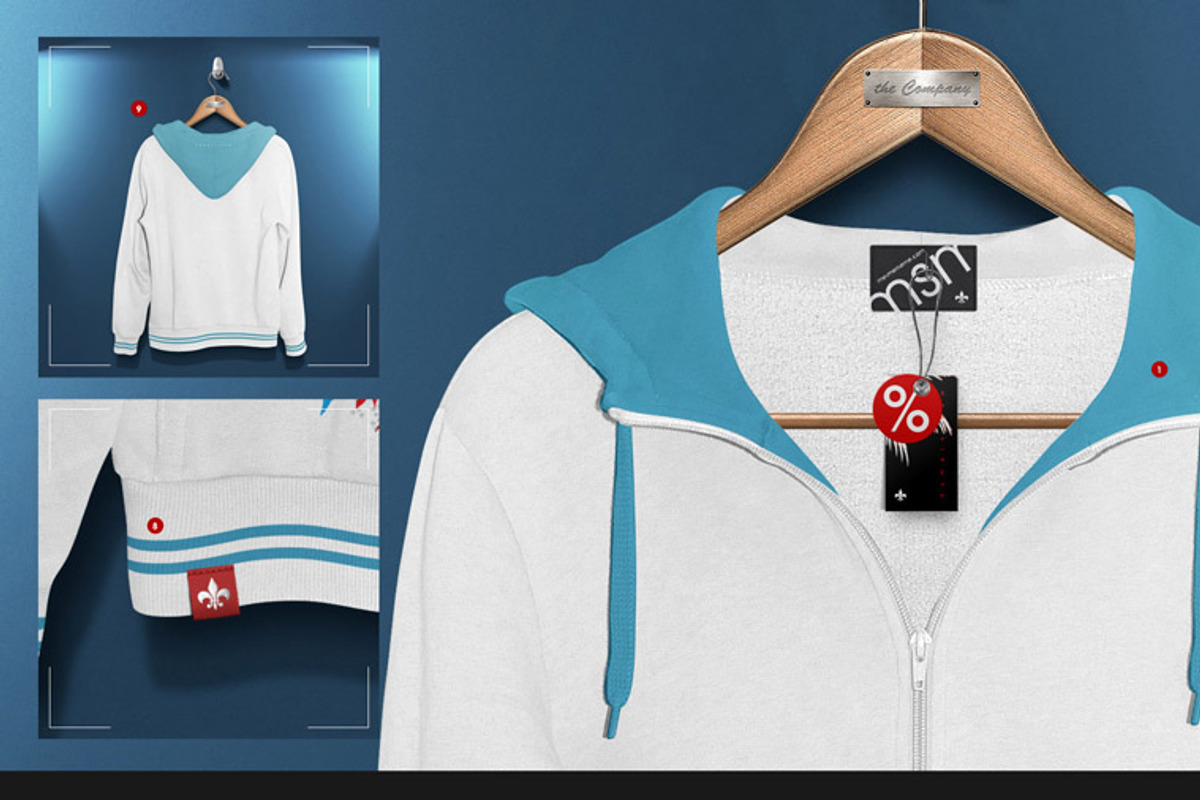 Hoodie On 5 Stages Mock-up, a Hoody Mockup by Mocca Mockups Store (Photo 10 of 69)