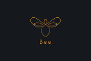 Bee symbol logo, a Branding & Logo Template by MuzaInspires (Thumbnail 1 of 5)