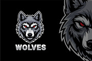 Wolf Logo Design, an Animal Illustration by shazi (Thumbnail 1 of 2)
